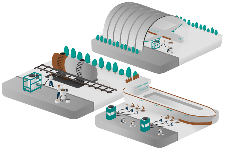 SpongeJet Dustless Surface Preparation Fibron